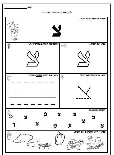 האות צ